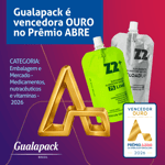 Inovação Premiada: Gualapack Brasil Vence o Prêmio ABRE 2026 com Embalagem Revolucionária para o Mercado de Medicamentos, Nutracêuticos e Vitaminas. 
